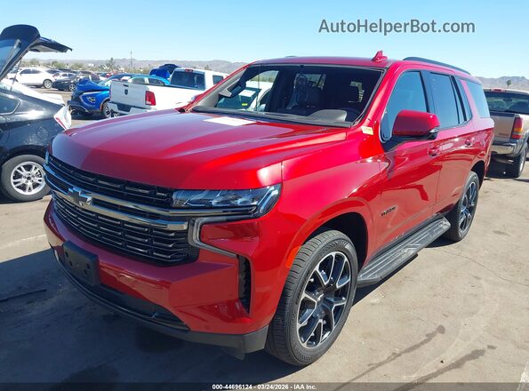 1GNSCRKD5NR183605 2022 CHEVROLET TAHOE Red Vista tres cuartos delantera izquierda