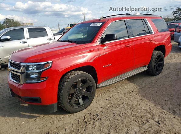 1GNSKBKC2GR330449 2016 CHEVROLET TAHOE Красный Передняя левая четверть