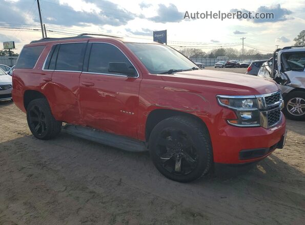 1GNSKBKC2GR330449 2016 CHEVROLET TAHOE Красный Передняя правая четверть