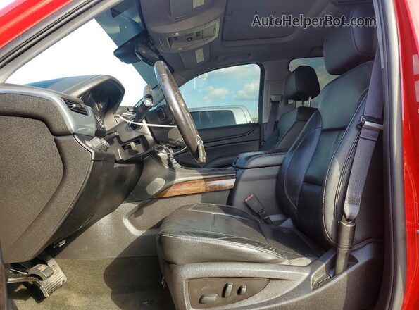 1GNSKBKC2GR330449 2016 CHEVROLET TAHOE Красный Вид салона спереди
