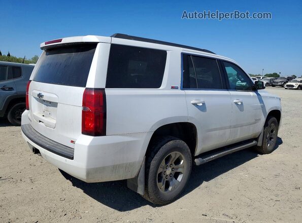 1GNSKBKC2HR190419 2017 CHEVROLET TAHOE Белый Задняя правая четверть