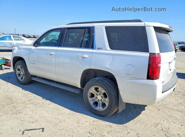 1GNSKBKC2HR190419 2017 CHEVROLET TAHOE Белый Задняя левая четверть
