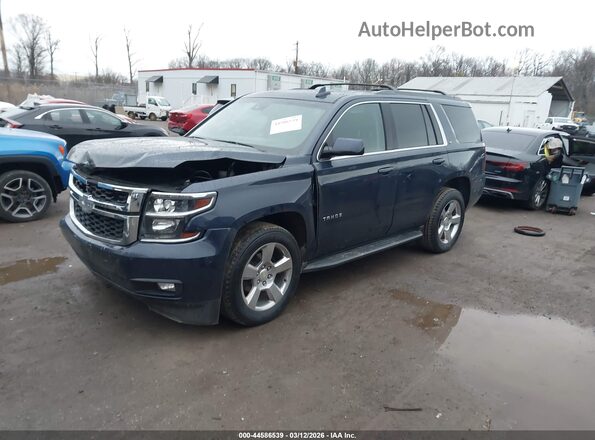 1GNSKBKC2HR290908 2017 CHEVROLET TAHOE Dark Blue Передняя левая четверть