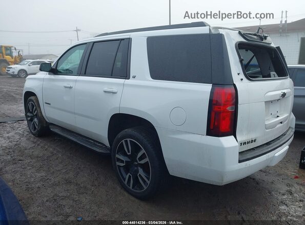 1GNSKBKC5JR389633 2018 CHEVROLET TAHOE Белый Задняя левая четверть