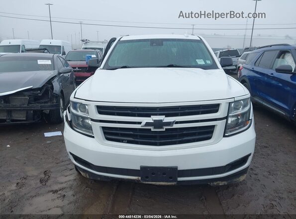 1GNSKBKC5JR389633 2018 CHEVROLET TAHOE Белый Вид щитка приборов