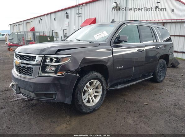 1GNSKBKC6GR337761 2016 CHEVROLET TAHOE Черный Передняя левая четверть