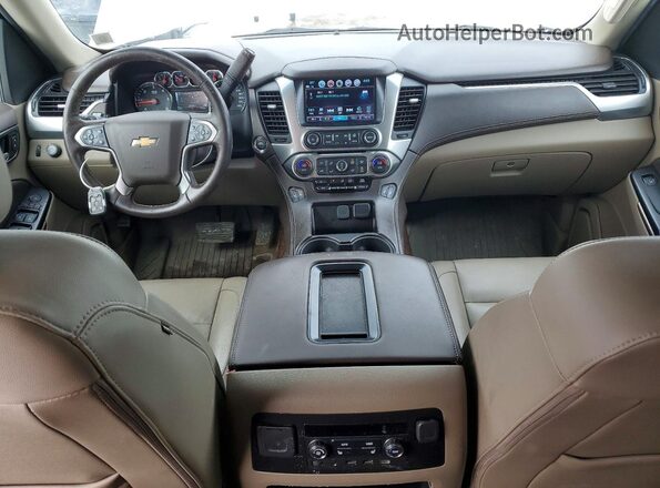 1GNSKBKC7JR336836 2018 CHEVROLET TAHOE Белый Вид панели приборов