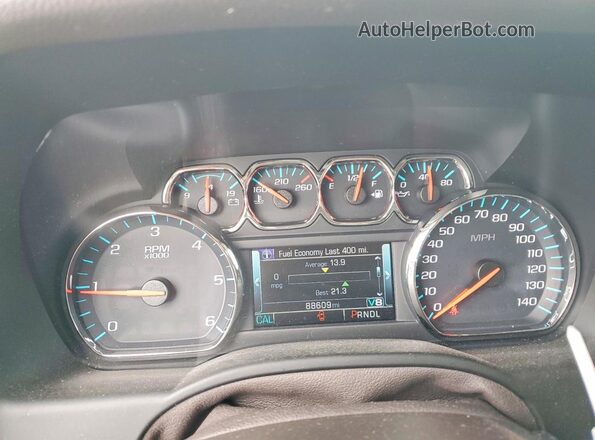1GNSKBKC7JR336836 2018 CHEVROLET TAHOE Белый Вид щитка приборов