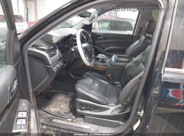 1GNSKBKC7KR388744 2019 CHEVROLET TAHOE Черный Вид салона спереди