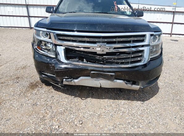 1GNSKBKC9JR351869 2018 CHEVROLET TAHOE Черный Вид спереди