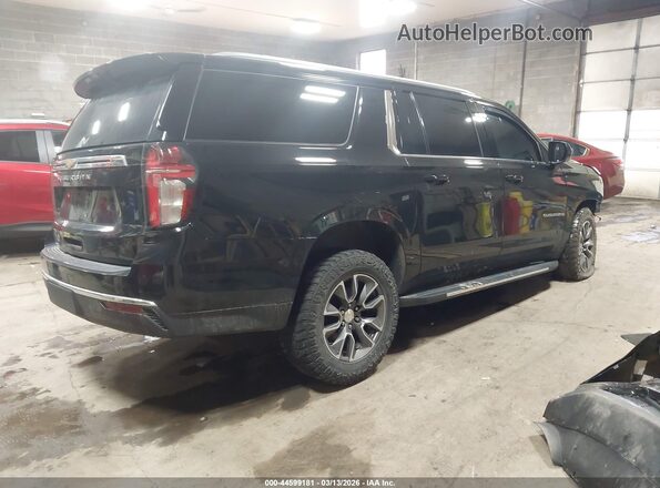 1GNSKBKD2MR179035 2021 CHEVROLET SUBURBAN Черный Задняя правая четверть