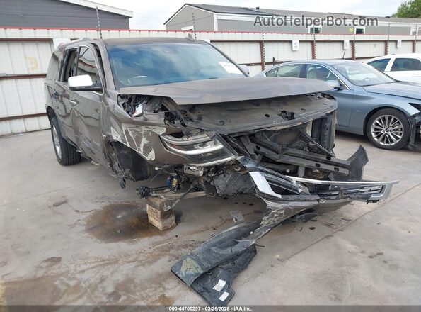 1GNSKCKC3GR274138 2016 CHEVROLET TAHOE Коричневый Передняя правая четверть