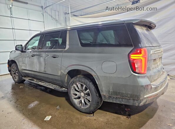 1GNSKCKT1PR513797 2023 CHEVROLET SUBURBAN Зеленый Задняя левая четверть
