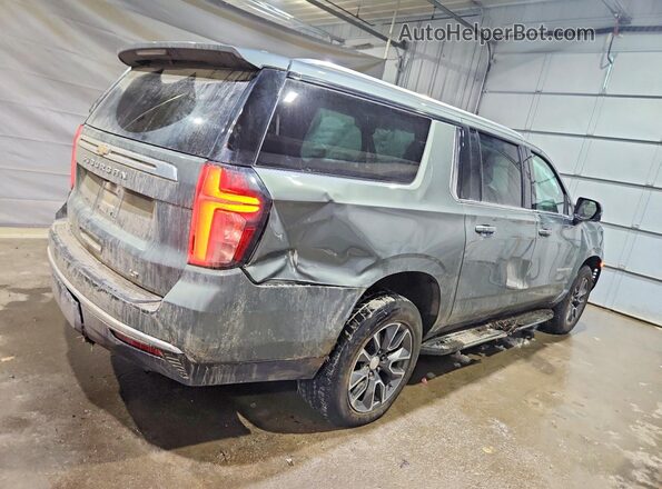 1GNSKCKT1PR513797 2023 CHEVROLET SUBURBAN Зеленый Задняя правая четверть
