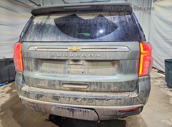 1GNSKCKT1PR513797 2023 CHEVROLET SUBURBAN Зеленый Вид сзади