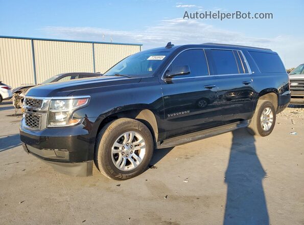 1GNSKHKC7LR251064 2020 CHEVROLET SUBURBAN Black წინა მარცხენა ხედი სამი მეოთხედიდან