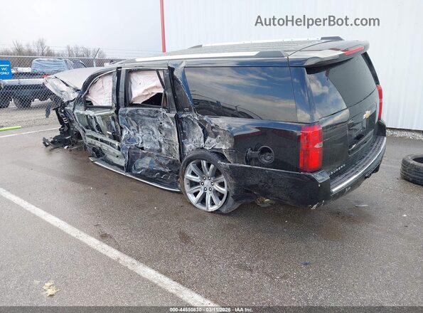 1GNSKJKC3GR304775 2016 CHEVROLET SUBURBAN Черный Задняя левая четверть
