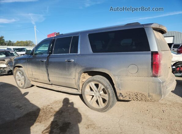 1GNSKJKCXJR249751 2018 CHEVROLET SUBURBAN Gray Trasero izquierdo