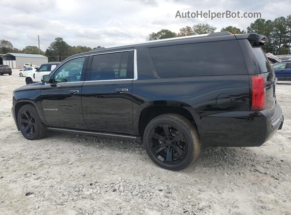1GNSKJKCXJR360705 2018 CHEVROLET SUBURBAN Черный Задняя левая четверть