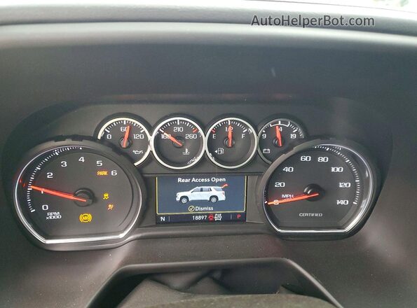 1GNSKLED1RR209943 2024 CHEVROLET TAHOE Silver Вид щитка приладів