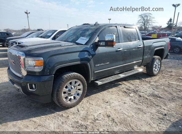 1GT12UEY1HF211897 2017 GMC SIERRA Dark Blue Передняя левая четверть