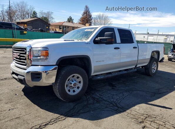 1GT42TCY4KF221261 2019 GMC SIERRA Белый Передняя левая четверть