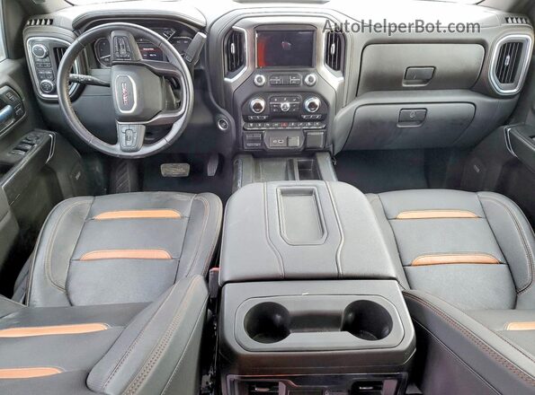 1GT49PEY1NF219214 2022 GMC SIERRA Maroon Widok deski rozdzielczej