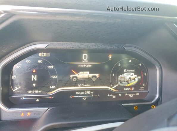 1GT49XEY0RF111138 2024 GMC SIERRA Белый Вид щитка приборов
