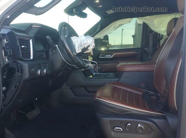 1GT49XEY0RF111138 2024 GMC SIERRA Белый Вид салона спереди
