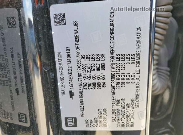 1GT4EXED2TU406107 2026 GMC SIERRA Black Widok komory silnika