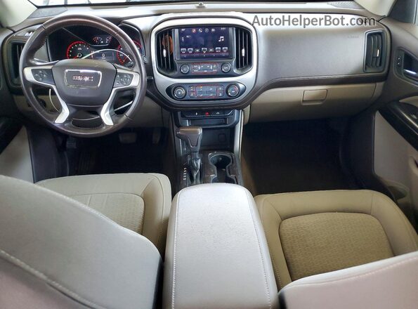 1GTG5CEA7G1209498 2016 GMC CANYON White Widok deski rozdzielczej