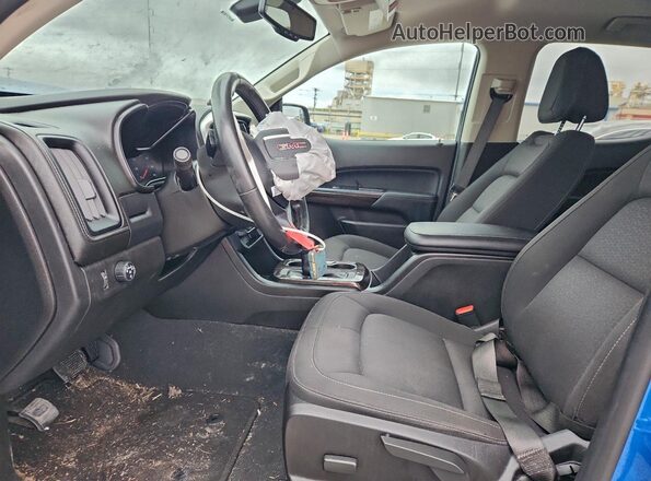 1GTG5CEN1M1250434 2021 GMC CANYON Синий Вид салона спереди