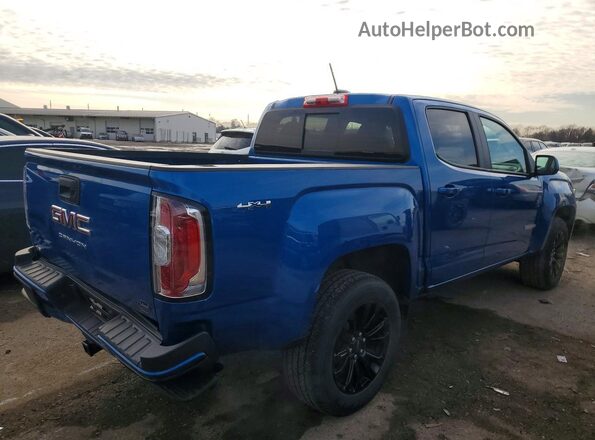 1GTG6CEN3N1284776 2022 GMC CANYON Синий Задняя правая четверть