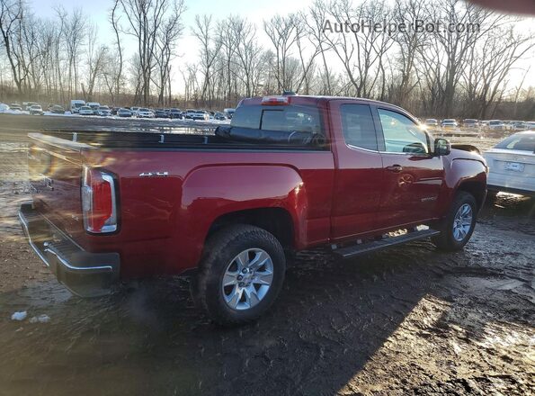 1GTH6CEA7H1269722 2017 GMC CANYON Красный Задняя правая четверть