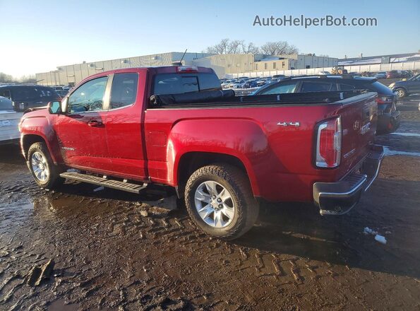1GTH6CEA7H1269722 2017 GMC CANYON Красный Задняя левая четверть