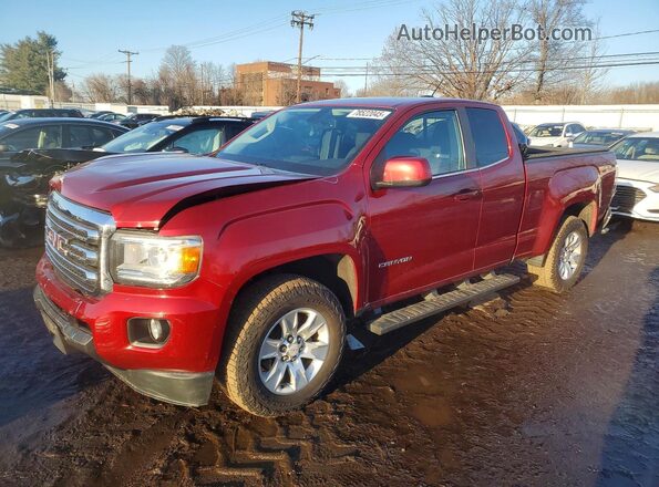 1GTH6CEA7H1269722 2017 GMC CANYON Красный Передняя левая четверть