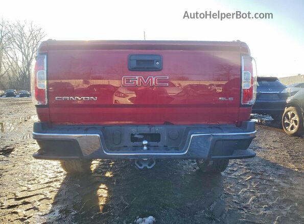 1GTH6CEA7H1269722 2017 GMC CANYON Красный Вид сзади