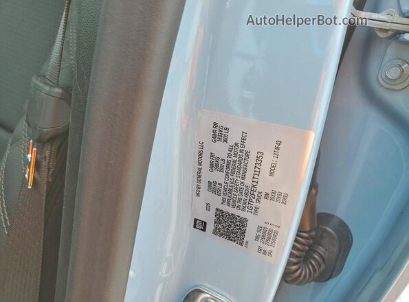 1GTP2FEK1T1173353 2026 GMC CANYON Синий Вид подкапотного пространства