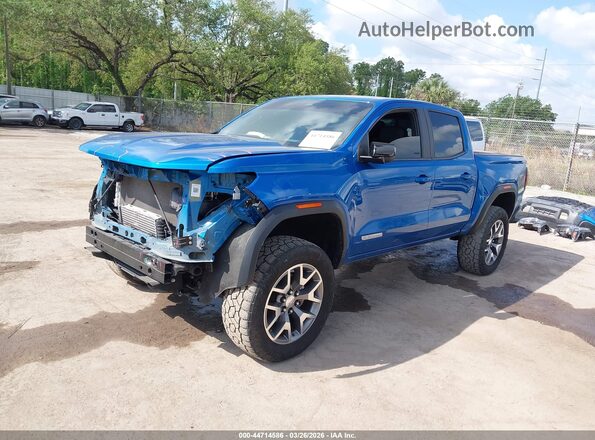 1GTP6BEK0P1237904 2023 GMC CANYON Blue Передня ліва чверть