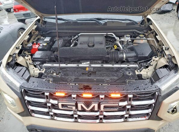 1GTP6DEKXR1211891 2024 GMC CANYON Желто-коричневый Вид задней части салона