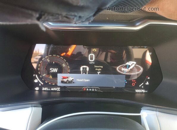 1GTP6EEK2R1277471 2024 GMC CANYON Серебряный Вид щитка приборов