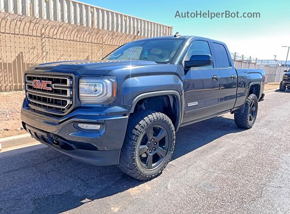1GTR1LEC3JZ282222 2018 GMC SIERRA Синий Задняя правая четверть