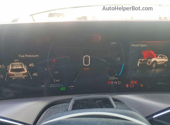 1GYC3KML9TZ704101 2026 CADILLAC VISTIQ Серый Вид щитка приборов