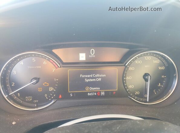 1GYFZDR40LF036831 2020 CADILLAC XT4 Белый Вид щитка приборов