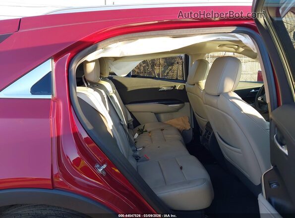 1GYFZDR48KF194512 2019 CADILLAC XT4 Red Vista de la etiqueta del VIN