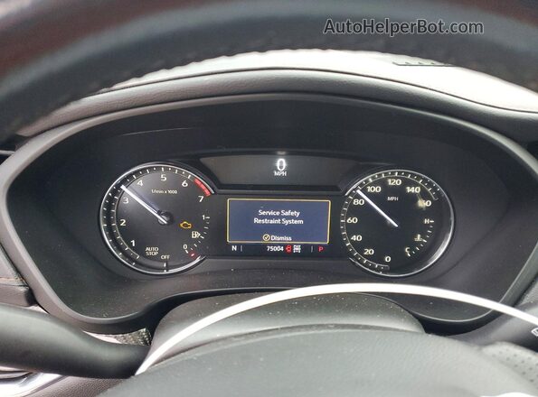1GYFZFR44KF188671 2019 CADILLAC XT4 Red ხელსაწყოთა პანელის ხედი