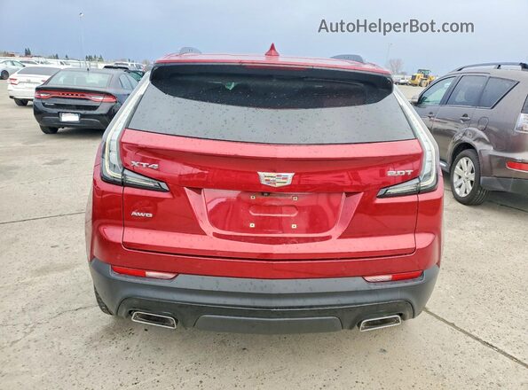 1GYFZFR44KF188671 2019 CADILLAC XT4 Red უკანა ხედი
