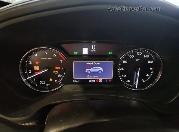 1GYFZFR4XNF126194 2022 CADILLAC XT4 Черный Вид щитка приборов