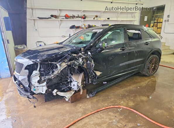 1GYFZFR4XNF126194 2022 CADILLAC XT4 Черный Передняя левая четверть