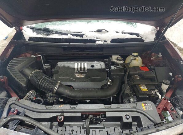 1GYKNDR4XMZ234309 2021 CADILLAC XT5 Red Engine compartment view